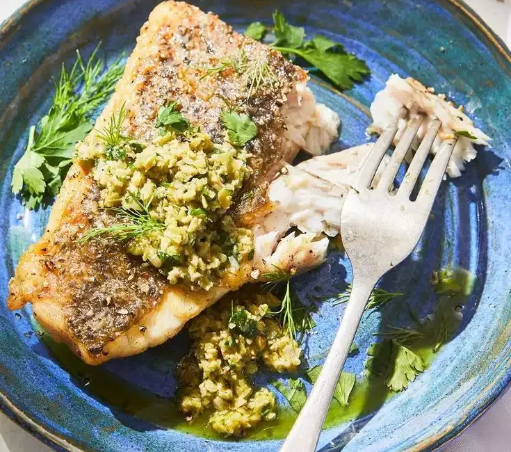 Baked Barramundi with Herbs