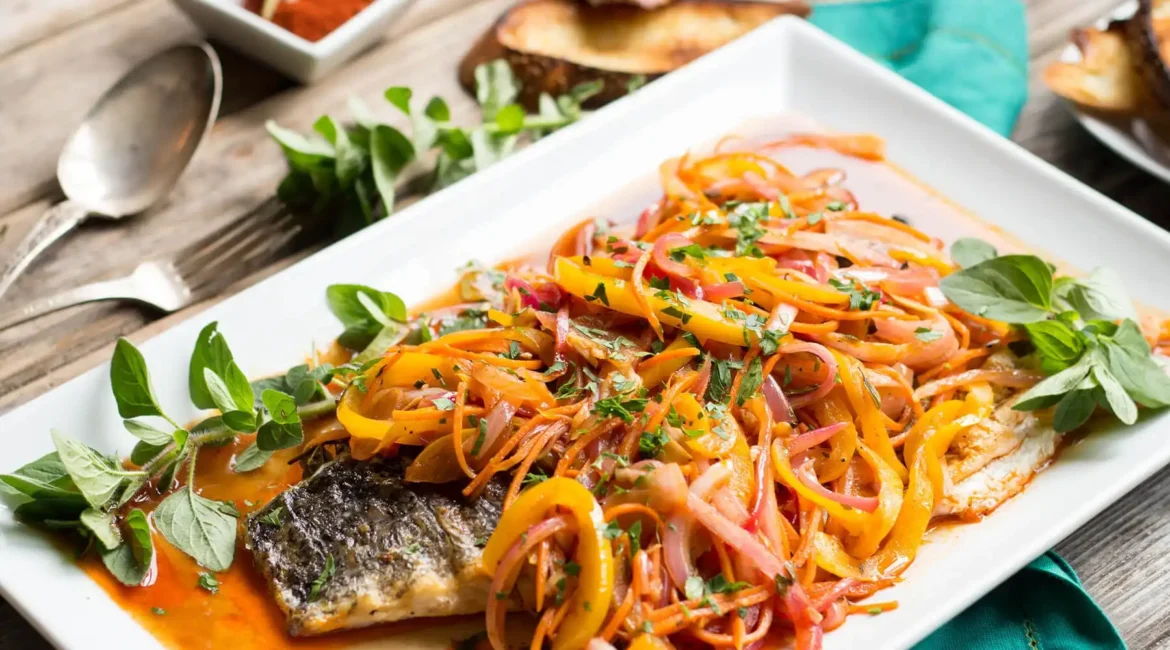 Grilled Barramundi Escabeche